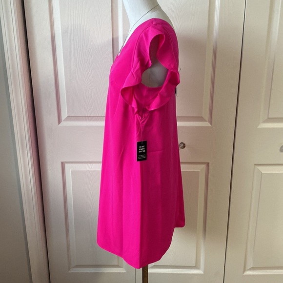 EXPRESS Hot Pink Dress - Picture 2 of 10